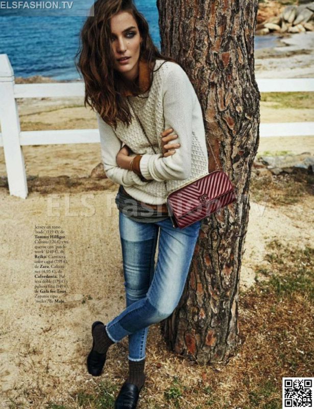 Elle Spain Aug 2015 - Model Zuzanna Bijoch