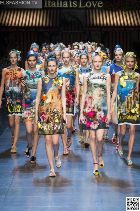 Dolce & Gabbana SS 2016 MFW access to view full gallery. #DolceandGabbana #MFW15