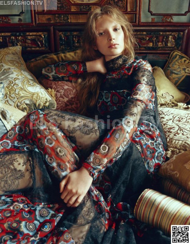 Harpers Bazaar Japan Aug 2015 - Model Anabel Krasnotsvetova