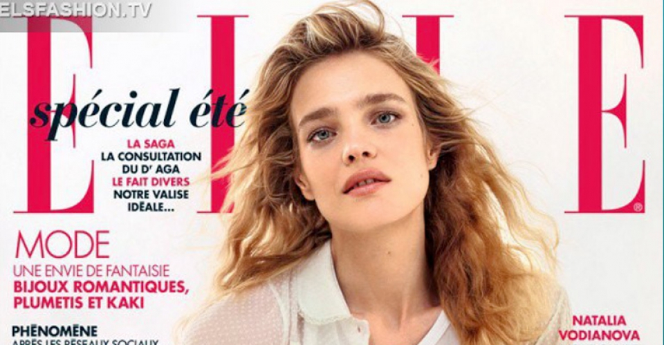 Elle France August 2015 - Model Natalia Vodianova